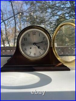 Mint Condition Chelsea Ships Bell Clock
