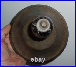 Museum Quality Very Early Large Heavy 3 Lb Primitive Antique Brass Calling Bell