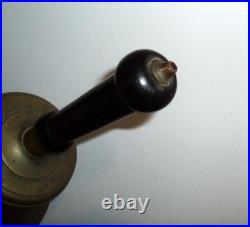 Museum Quality Very Early Large Heavy 5 Lb Primitive Antique Brass Calling Bell