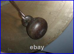 Museum Quality Very Early Large Heavy 5 Lb Primitive Antique Brass Calling Bell