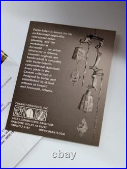 NEW in BOX Paolo Soleri Cosanti Arcosanti Brutalist Style Bronze Bell Windchime