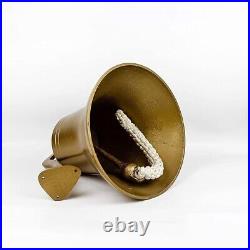 Nautical Antique Brass Aluminum Decorative Bell With U. S Navy Engraved
