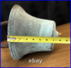 Nautical Brass 8 Bell with Mounting Bracket Ship Boat Antique Old Navy 21+ Pounds