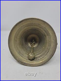 Nautical Brass Bell Boat Large 10 VERY HEAVY THICK NAVAL Gift Vintage Rare