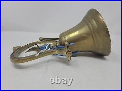Nautical Brass Bell Boat Large 10 VERY HEAVY THICK NAVAL Gift Vintage Rare