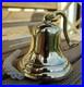Nautical Brass Captain Ship Bell Vintage Maritime Boat Wall Hanging Decor