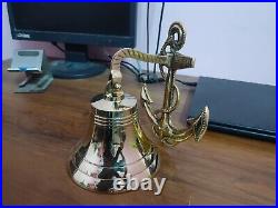 Nautical Door Bell Wall Hanging Ship Home Brass Boat Anchor New Design Bell gift