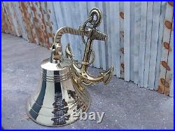 Nautical Door Bell Wall Hanging Ship Home Brass Boat Anchor New Design Bell gift