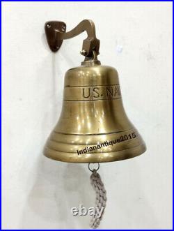 Nautical Vintage Ship Bell Maritime Wall Bracket Nautical Collectibles Door Bell