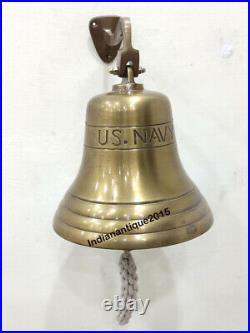 Nautical Vintage Ship Bell Maritime Wall Bracket Nautical Collectibles Door Bell