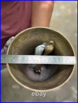 New 11 Large Nautical Solid Brass Ship's Bell Marine Maritime Wall Boat Decor