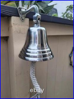 New 14 Large Nautical Brass Ship Door Bell Engraved Wall Mount beautifull gift