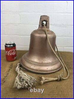 Nice Bronze Antique Large Bell School Church Marine Train Bell