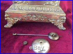 Nice Quality Brass Bell Striking French Mantle Clock