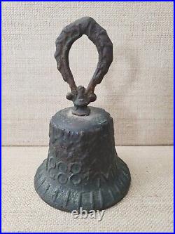 OLD BRONZE CEREMONIAL MISSION BELL Spanish Colonial Mexico Church Cathedral 1888