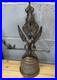 ORIGINAL Antique Wall Mounted Bronze Door Bell QUI ME TANGIT VOCEM MEAM AUDIT