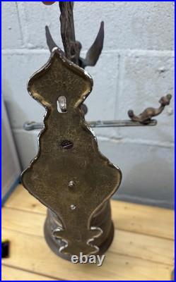 ORIGINAL Antique Wall Mounted Bronze Door Bell QUI ME TANGIT VOCEM MEAM AUDIT
