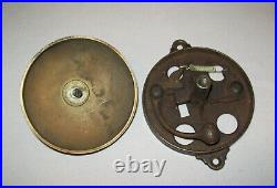 Old Antique Vtg Dated Pat'd 1872 Brass and Cast Iron Doorbell Complete Works