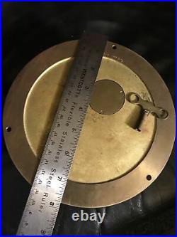 Old CHELSEA SHIP'S BELL Marshall Field RUNNING WORKING Clock 7.25 dia 5.5 Dial