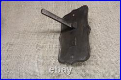 Old Doorbell Mechanical Thumb Press Trip Lever Ornate Brass Bronze Vintage 1870s