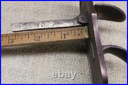 Old Doorbell Mechanical Thumb Press Trip Lever Ornate Brass Bronze Vintage 1870s