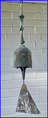 Old Paolo Soleri / Cosanti Large Cast Bronze Bell Wind Chime