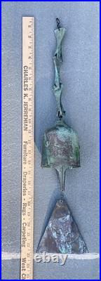 Old Paolo Soleri / Cosanti Large Cast Bronze Bell Wind Chime