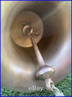 Old Rare US Navy SHIP BELL Brass Bronze USN Pre WWII United States Nautical Boat