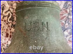 Old USN United States Navy Ship Bell