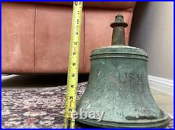 Old USN United States Navy Ship Bell