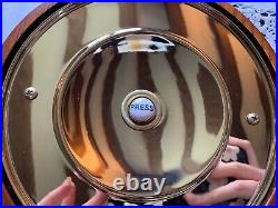 One Reclaimed Antique Wood & Brass Retro Door Bell Push Door Accessory (EBZ212)