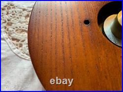 One Reclaimed Antique Wood & Brass Retro Door Bell Push Door Accessory (EBZ212)