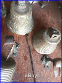 One Set Antique Bronze Tuning Bells For Musical Instruments