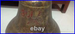 Original Antique Medium Old Ship Salvage BULA Z3 Brass Ship Bell 2003