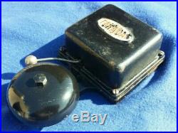 Original Antique Vintage Faraday Electric Door Fire Alarm Butler Bell Low Volts