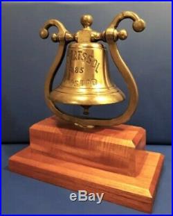 Original Brass Ships Bell, Free Shipping Worldwide