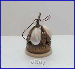 PALAIS ROYAL Mother of Pearl Ormolu Table Servant Bell (#1)