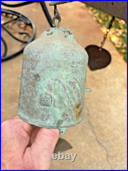 Pair (2) Vintage Wind Chime Bells 24 Paolo Soleri Arcosanti Bronze + unknown