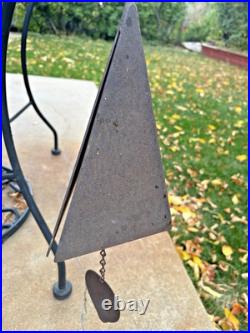 Pair (2) Vintage Wind Chime Bells 24 Paolo Soleri Arcosanti Bronze + unknown Pair (2) Vintage Wind Chime Bells 24 Paolo Soleri Arcosanti Bronze + unknown