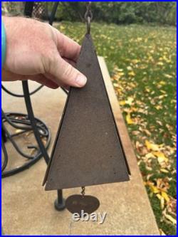 Pair (2) Vintage Wind Chime Bells 24 Paolo Soleri Arcosanti Bronze + unknown