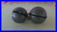 Pair Antique N&S Petal Sleigh Bells Brass Horse Harness Bells #5 & #6