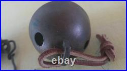 Pair Antique N&S Petal Sleigh Bells Brass Horse Harness Bells #5 & #6