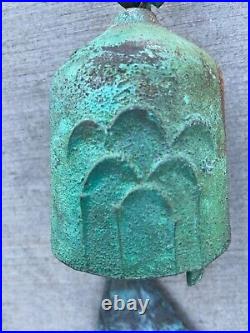 Paolo Solari Bronze Bell Wind Chime, 5 Bell, Used