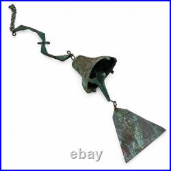 Paolo Soleri Arcosanti Bronze Wind Bell Chime Cosanti Copper Sail Arizona 22-5