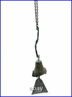 Paolo Soleri Arcosanti Bronze Wind Bell Chime Cosanti Copper Sail Arizona 22-5