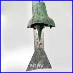 Paolo Soleri Arcosanti Bronze Wind Bell Chime Cosanti Copper Sail Arizona 22-5
