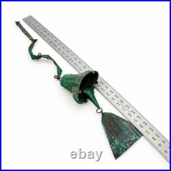 Paolo Soleri Arcosanti Bronze Wind Bell Chime Cosanti Copper Sail Arizona 22-5