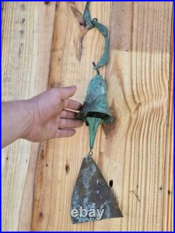 Paolo Soleri Cosanti Arcosanti Vintage Brutalist Cast Bronze Wind Chime Bell MCM