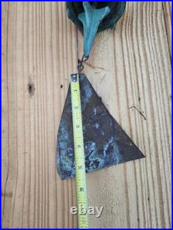 Paolo Soleri Cosanti Arcosanti Vintage Brutalist Cast Bronze Wind Chime Bell MCM