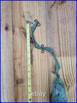 Paolo Soleri Cosanti Arcosanti Vintage Brutalist Cast Bronze Wind Chime Bell MCM